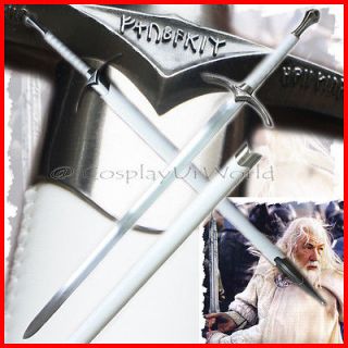 LOTR Lord of the Rings The Hobbit Gandalf Glamdring White Wizard