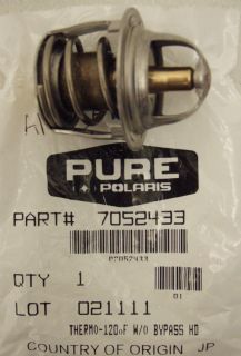 Polaris New OEM Snowmobile Cooling System Thermostat 120 Degree IQ