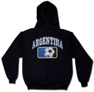Argentina Soccer Ball Country Sports Sweatshirt Hoodie