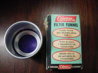 Newly listed VINTAGE COLEMAN FILTER FUNNEL NO. 0 FOR LAMPS, LANTERNS