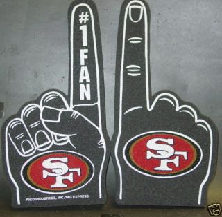 NFL Foam Finger, San Francisco 49ers, NEW
