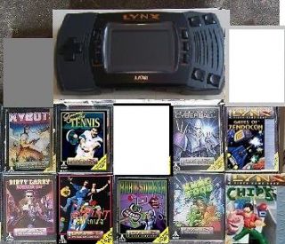 USED Atari Lynx II Console System & 9 NEW Games Sealed
