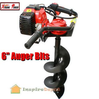 Auger Bit One Man 2.3HP 2 Stroke Gas Post Plant Ice Hole Digger Hole