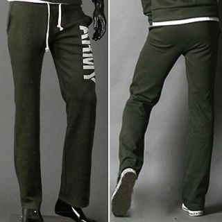 Sports Mens Casual Slim Athletic Pants GYM Running Yoga Trousers IN XS