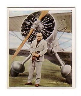 Ernst Udet German Aviator Aviatik Pioneer , German Eckstein Card 1934
