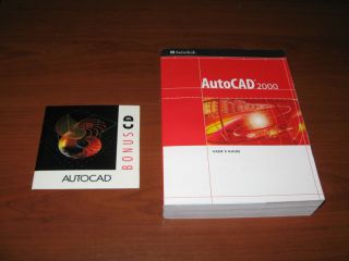 AUTODESK AutoCAD 2000 Users Guide with Bonus CD.