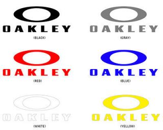 NEW OAKLEY Logo car Door vinyl window sticker decal 6 Colors