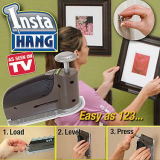 New ~ Insta Hang~ 47 piece set ~ As seen on TV   holds up to 10 lbs