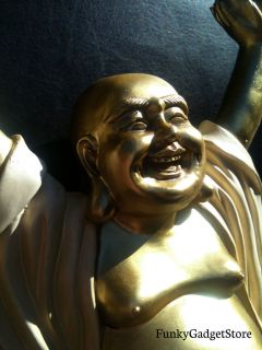 Laughing Chinese Buddha Garden or Home Ornament Buddah Figure Statue