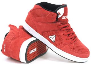 retro throwback Axion shoes Atlas red MOTO SKATE SHOE SIZE