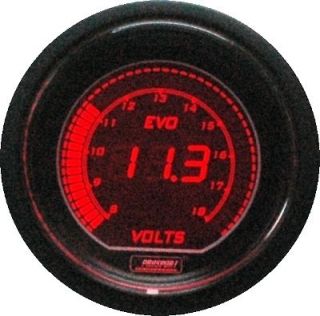 PROSPORT 52mm EVO Series Digital Red / Blue Led Volt Voltage Voltmeter