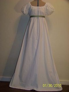 Jane Austen Regency Style Costume Dress Size 6/8 Women