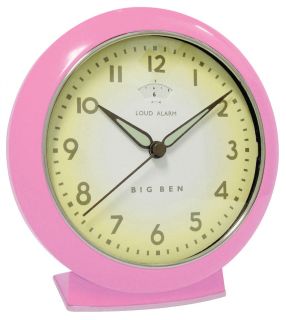 Westclox BBA703 Pink Big Ben Alarm Clock