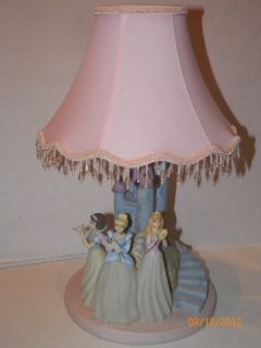 disney cindarella girls lamp pink snow white aurora night light