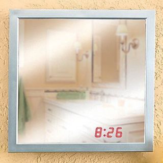 Wall Clock Sound Activated Display Features Alarm & Date Display