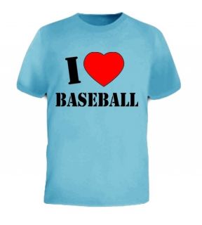 Heart Love Baseball Game Sports Ball Jersey T Shirt