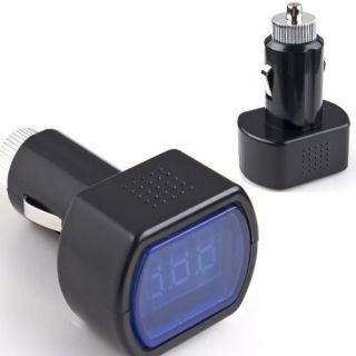 Lighter Electric Voltage Gauge Meter Monitor Tester For Auto Car