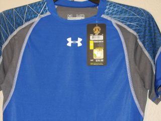 NWT UNDER ARMOUR HG S/S NFL WARP SPEED COMPRESSION FOOTBALL SHIRT