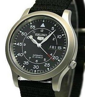 Seiko 5 Automatic Watch ARMY   NEW   SNK809K2