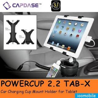 Tab X Mount Car Charger Cup Holder  Kindle iPad mini