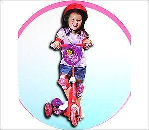 DORA THE EXPLORER KICK 3 WHEELED SCOOTER NICK WITH BACKPACK
