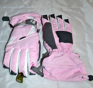 Girls Head Baby Pink Technical Ski Gloves Age 7 10 Years