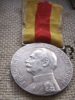 Original German WW1 Silver Baden medal of merit.