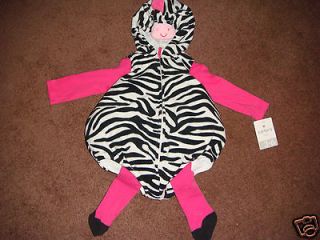 Baby ZEBRA tights halloween Carters Costume Size 3 6 months pink