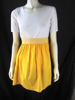 Xhiliration GIRLS COLOR BLOCK DRESS Bright Neon Yellow Tunic Shirt Jrs