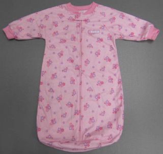 Baby Sleeping Bag Sleep suit pink flower Baby Girl new carters