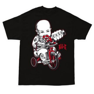 NEW KILL IT CLOTHING DONT HATE THUG LIFE WICKED TRIKE BABY T SHIRT