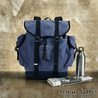 Denim & Supply by Ralph Lauren Dayton Canvas Backpack Bag Rucksack