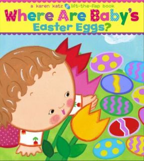 BOOK BOARD Where Are Babys Easter Eggs NEW NEVER BEEN READ