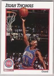 1991 92 NBA Hoops Basketball #66 Isiah Thomas