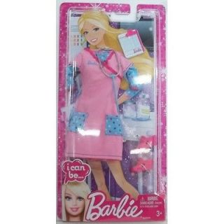 Barbie Fashion Doll Clothes I CAN BE A NURSE Doctor Pink Dress