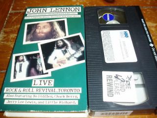 AND THE PLASTIC ONO BAND Laserdisc LD LIVE ROCK & ROLL REVIVAL MUSIC