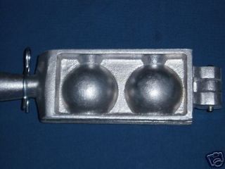 Newly listed 1 pound Cannon Ball Weight Mold, Sinker Mold