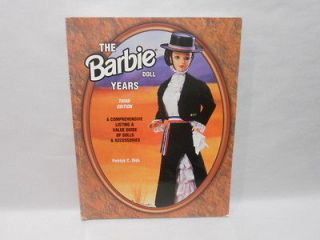 THE BARBIE DOLL YEARS 3RD EDITION PRICE GUIDE COLLECTOR BOOK