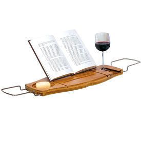 Umbra Adjustable Aquala Wood Bathtub Caddy