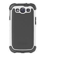 AGF Ballistic SG Maxx Grip Case For Samsung Galaxy S III S3 Grey White