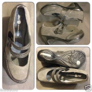 NEW Womens Jambu Shoes JBU Kyoto Mules Suede/leather Upper Gray