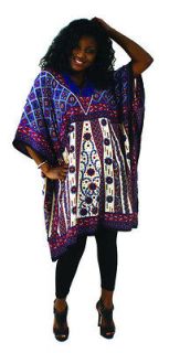 NEW TRADITIONAL AFRICAN STYLE ETHNIC FLORAL SEQUINED DASHIKI ONE SIZE