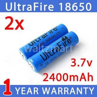 18650 3.7V 2400mAh 2400 mah Rechargeable Li ion Lithium Battery