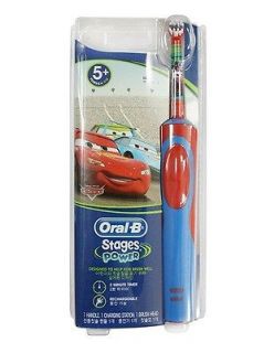Oral B Kids Electric Rechargeable Toothbrush Stage Power Disney Cars+