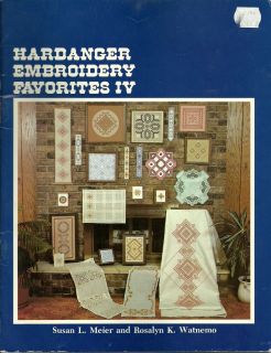 Hardanger Embroidery Favorites IV Nordic Needle 1989 Book