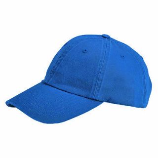 NEW PLAIN LOW PROFILE BASEBALL HAT CAP BLUE