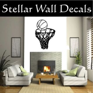 Basketball Sport Wall or Car Vinyl Decal Sticker MC010