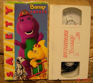 Barneys Safety Firefighter Frank Sing Along VHS Video Low Combined