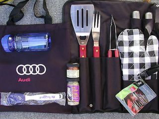 Tool Set, Water Bottle, Audi Tote Bag, Basting Brush + 2 Seasonings