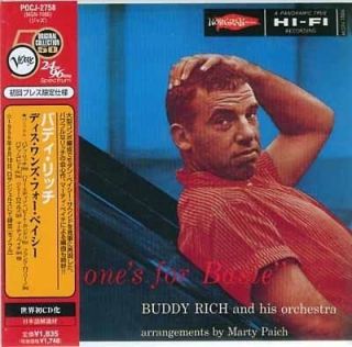 BUDDY RICH This Ones For Basie JAPAN MINI LP CD OBI SEALED 1956